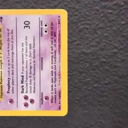 Hypno 8/62 Fossil Holo Rare Pokemon Card - Image 3