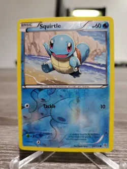 Squirtle 24/135 Reverse Holo Plasma Storm Pokemon Card LP - Image 1