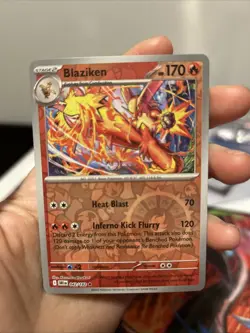 Pokemon TCG Blaziken Reverse Holo Card 42/182 S&V 10: Destined Rivals Rare - Image 1