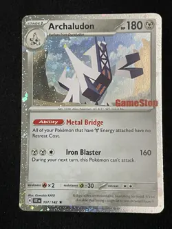 Archaludon (Cosmos Holo) (Gamestop Exclusive) 107/142 Miscellaneous Cards &... - Image 1