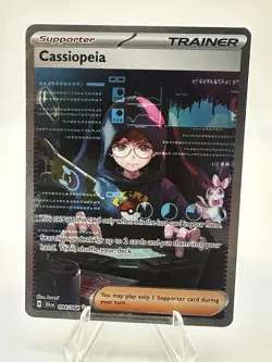 Cassiopeia Trainer Holo Card Pokemon TCG S&V Shrouded Fable 094/064 - Image 1