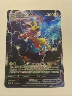 Jolteon VMAX SWSH184 SWSH: Sword & Shield Promo Cards Holo Full Alternate Art - Image 1
