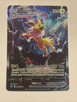 Jolteon VMAX SWSH184 SWSH: Sword & Shield Promo Cards Holo Full Alternate Art - Image 2