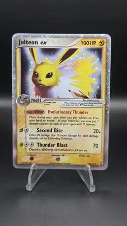 Jolteon EX 109/113 — Near Mint — Ex Delta Species — Rare Vintage Pokemon Card - Image 1