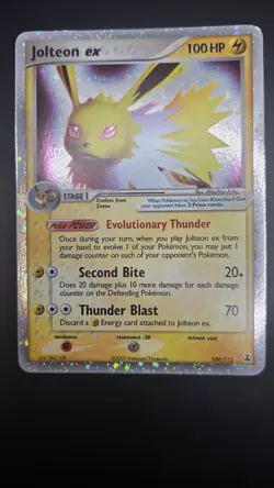 Jolteon EX 109/113 — Near Mint — Ex Delta Species — Rare Vintage Pokemon Card - Image 2