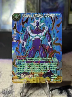 Dragon Ball Super Card Game Cooler Sibling Cruelty SPR Foil Card BT17-068 - Image 1