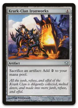 Krark-Clan Ironworks #134 (LP) Fifth Dawn 5DN Magic MTG - Image 1