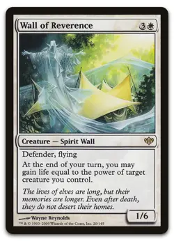 Wall of Reverence #20 (LP) Conflux CON Magic MTG - Image 1