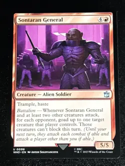 MTG Universes Beyond: Doctor Who Sontaran General 0096 NM - Image 1