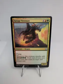 MTG Savage Ventmaw 665 Foundations Magic The Gathering - Image 1