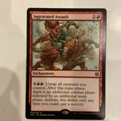 Aggravated Assault Explorers of Ixalan Regular - Image 1