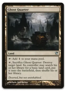 Ghost Quarter #240 (LP) Innistrad ISD Magic MTG - Image 1