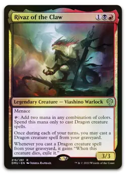 Rivaz of the Claw #215 (Foil) (NM) Dominaria United DMU Magic MTG - Image 1