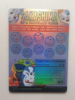 Sakashima of a Thousand Faces - Secret Lair Drop Series (SLD) 1541 EN mtg FOIL - Image 2