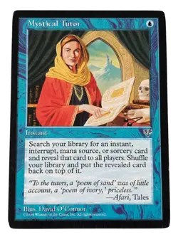 MTG Mystical Tutor Mirage Near Mint NM Regular Vintage Old School Magic - Image 3