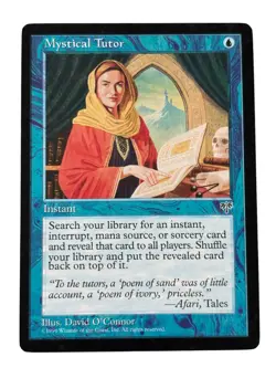 MTG Mystical Tutor Mirage Near Mint NM Regular Vintage Old School Magic - Image 5