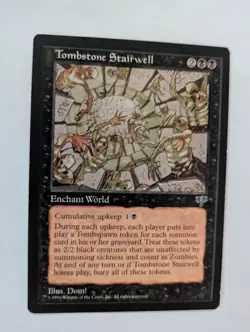 Tombstone Stairwell Mirage MTG NM Free shipping with tracking - Image 1