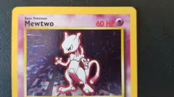BASE SET HOLO MEWTWO Pokemon 10/102 Star Unlimited Holo 1999 NM LIGHTLY PLAYED - Image 2
