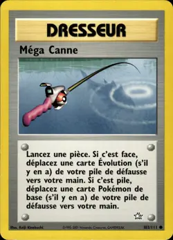 Super Rod (Mega Canne) - French WOTC Neo Genesis 103/111 - NM - Pokemon - Image 1