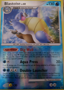 Blastoise - 2/127 - Holo Rare - Reverse Holo PL/MP, English Pokemon Platinum 412897559439 - Image 1