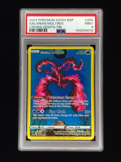 Galarian Moltres SWSH284 Pokemon Crown Zenith PSA 9 🔥🔥🔥 - Image 1