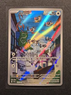 Chatot Illustration Rare SV05: Temporal Forces 181/162 Pokemon TCG NM - Image 1