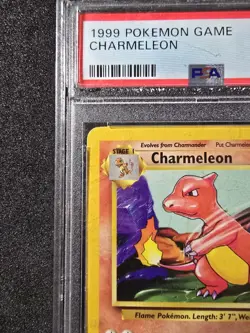 Charmeleon #24/102 - Pokemon (1999) Base Set Unlimited PSA 5 Excellent!!!💎 - Image 4