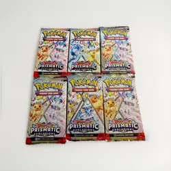 Pokemon Prismatic Evolutions Booster Packs -Factory Sealed (LOT OF 6) - Image 1