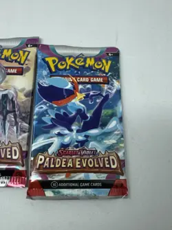 Pokemon Scarlet&Violet Paldea Evolved Booster Pack Sealed LOT OF 3 - Image 2