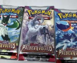 Pokemon Scarlet&Violet Paldea Evolved Booster Pack Sealed LOT OF 3 - Image 3