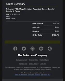 Presale Pokemon TCG Ascended Heroes Pokemon Center Booster Bundles x4 Pre Sale - Image 2