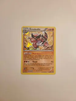 Pokemon TGC 2011 Emerging Powers Krookodile 62/98 Cracked Ice Holo Near Mint - Image 1