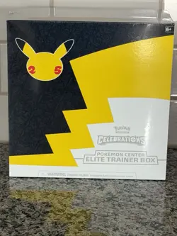 Pokemon Center TCG Exclusive Celebrations ETB Elite Trainer Box 25th Anniversary - Image 1