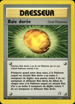 Gold Berry (Baie Doree) - French WOTC Neo Genesis 93/111 - MINT - Pokemon - Image 1