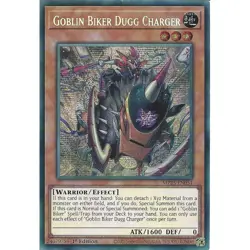 Yu-Gi-Oh Goblin Biker Dugg Charger MP25-EN051 Prismatic Secret Rare 1st Edition - Image 1