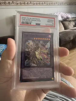The Dark Magicians RA04-EN054 1st Edition 2025 Yugioh PSA 10 GEM MT - Image 2