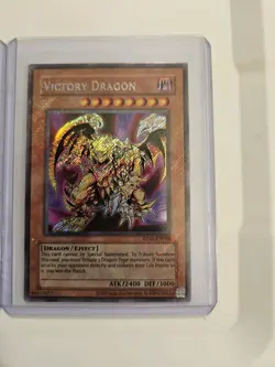 Yugioh Victory Dragon rp02 Reprint Nm Condition Secret rare - Image 1