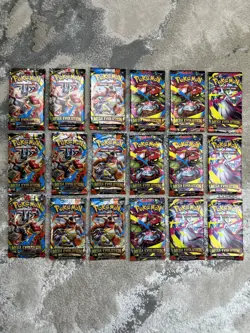 Pokemon Cards Booster Pack Lot x18 – Mega Evolution Series – Sealed & Authentic - Image 1