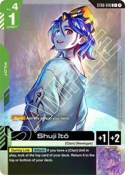 Gundam Card Game Shuji Ito (C+) - Starter Deck 06: Clan Unity (ST06) - Image 1