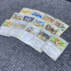 13x Eevee Pokemon Card Lot Cute Pokemon Cards Assortment - Image 2