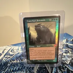 Magic: The Gathering Craterhoof Behemoth Foil Creature Card 5/5 Green 5GGG 2013 - Image 1