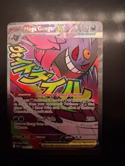 Pokemon TCG Mega Gengar EX Full Art Holo Card 269/217 Psychic 350 HP - Image 1