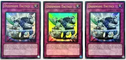 3 x LCGX-EN265 Defensive Tactics - Ultra Rare Unlimited Near Mint YuGiOh Card - Image 1