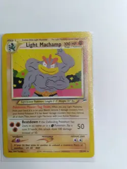 Light Machamp 25/105 Neo Destiny Rare Pokemon Card 1995-2000 NM/MINT - Image 1