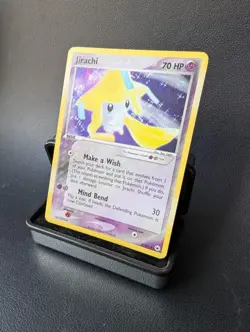 Jirachi 8/N01 Rare Holo EX Hidden Legends Pokemon Card 2004 LP - Image 3