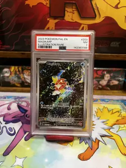 2023 Pokemon TCG Magikarp Scarlet & Violet Paldea Evolved Holo Card 203/193 PSA7 - Image 1