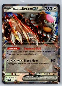 Bloodmoon Ursaluna ex - Black Star Promo SVP 177 Pokemon TCG Card - Image 1