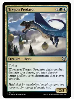 Trygon Predator | MTG OTC | EDH Commander Artifact Enchantment Hate | NEW NM - Image 1