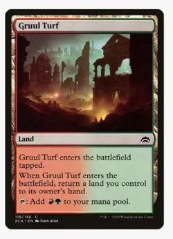Gruul Turf | MTG PCA | Pauper EDH Gruul Dual Land Bounce Land | LP - Image 1