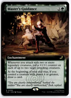 Master's Guidance (Extended Art) NM TLE Avatar: The Last Airbende MTG - Image 1